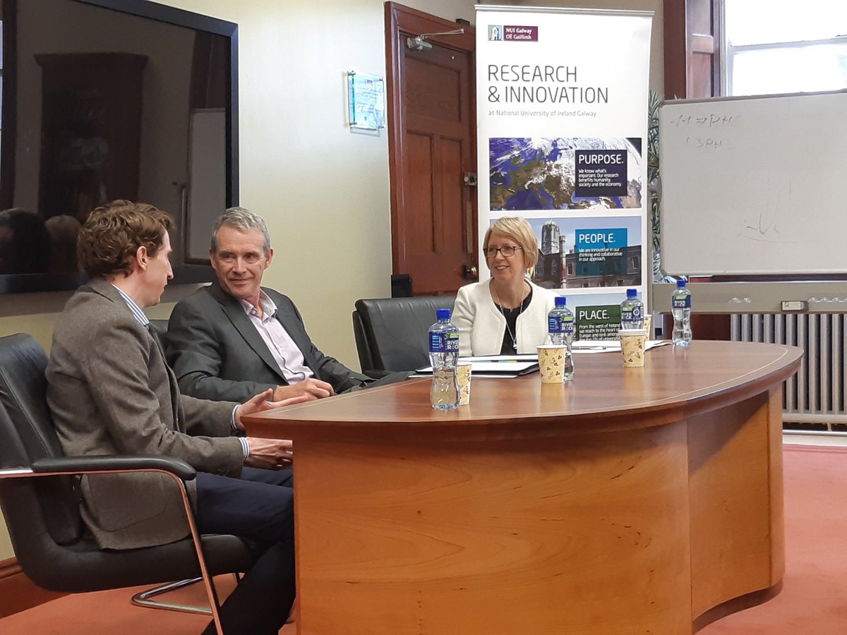 KTIconnect's tweet photo. @KTIconnect Director Alison Campbell talks with Brendan Boland cofounder of @nuigalway spin-out company @lociortho and David Murphy of @NUIGinnovation on successfully spinning out of a university #ipprotocol2019 https://t.co/2jiRa5rwNO