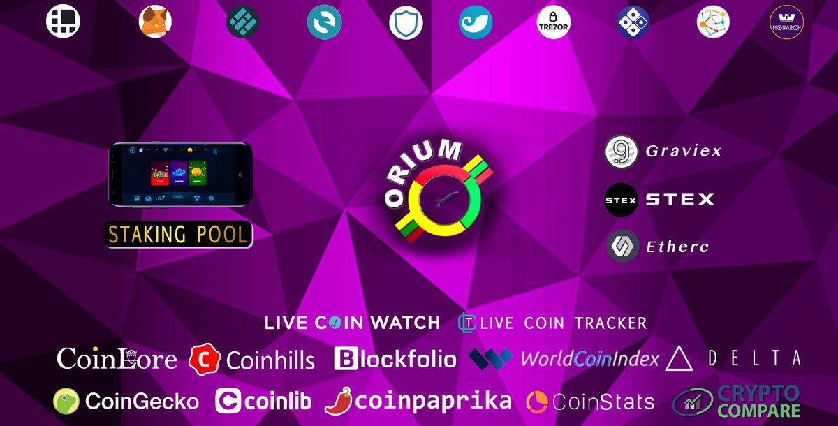 OriumOfficial's tweet photo. Hello ORIUMarmy community...
Check $ORM achievement so far...
All the latest $ORM price will now be directly available on,

12+ portfolios and coin ranking sites.
  3   Exchanges.
10+ crypto wallets ( send, receive and store )
$ORIUM Staking pool.
Beta version game on play store. https://t.co/GXgUQ0omJr