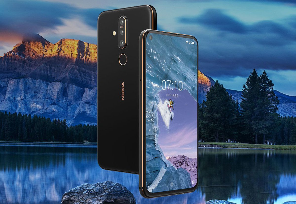 Nokia's X71 phone has a hole-punch display and a 48-megapixel camera