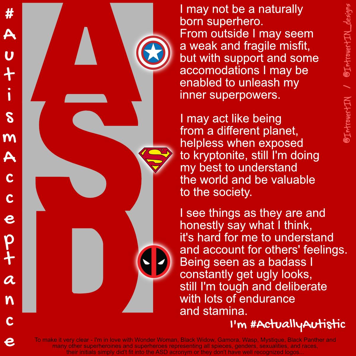 Learning about #Autism allowed me to understand so many things and struggle in my life. I wish I had known earlier - I'm #ActuallyAutistic #AutismAwarenessDay #AutismAwarenessMonth #AutismAcceptance #AutismAwarenessWeek #AutismAcceptanceDay #AutismAcceptanceMonth #asd #Asperger