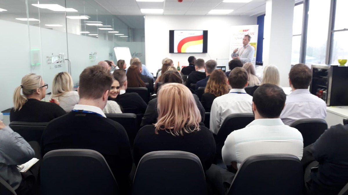 Dylan gets session one of the AutoGlass Body Repair update day underway at the Davies Colchester office. @AutoglassBR <a href="/Davies_Group/">Davies</a>