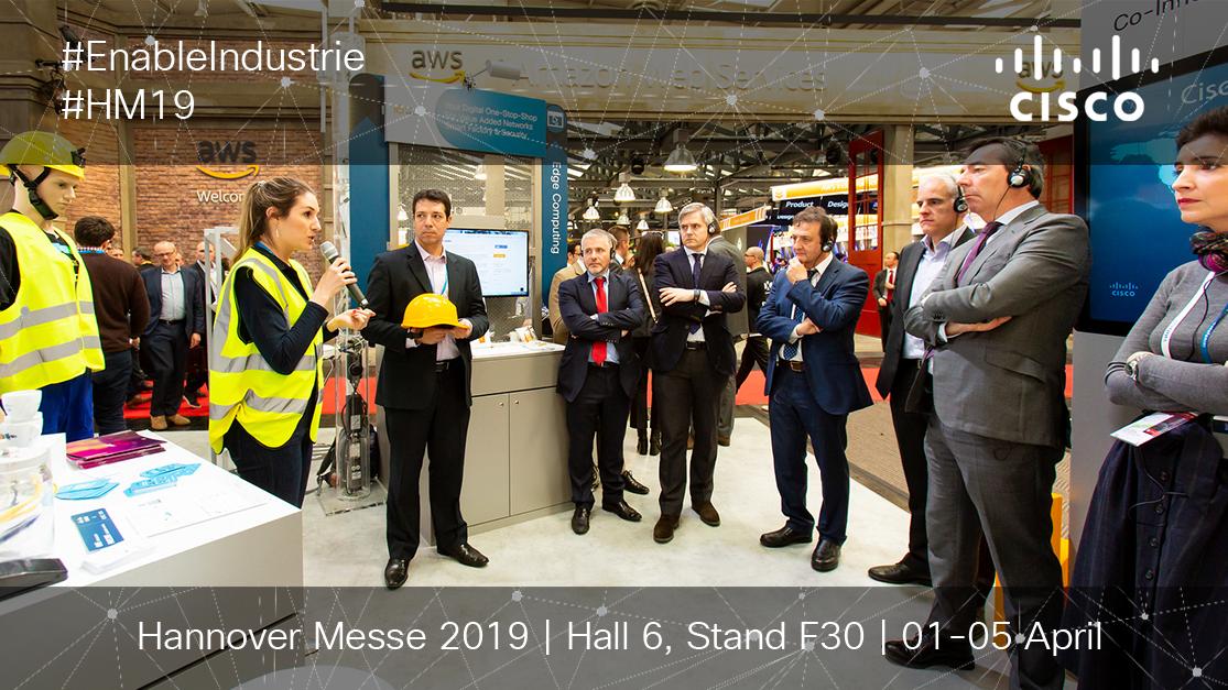 MariannaRaffael's tweet photo. Hard hats protect your workers, but how are you protecting your factory's network? Stop by Hall 6, Stand F30 to discover the importance of a #secure and proven network for Industry 4.0 https://t.co/68EG1WUYso #EnableIndustry #EnableIndustrie @CiscoIoT @Cisco_Germany #HM19 https://t.co/khKa8j2eDa