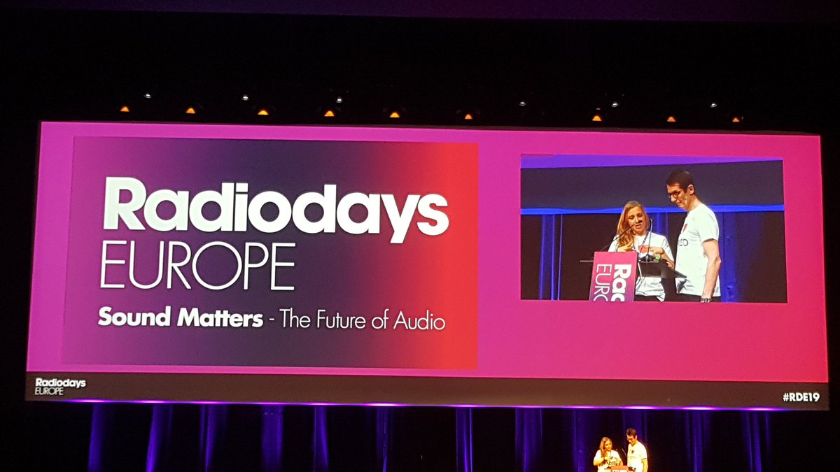 RADIO IS THE MOST TRUSTED MEDIA  #RDE19 @RadiodaysEurope