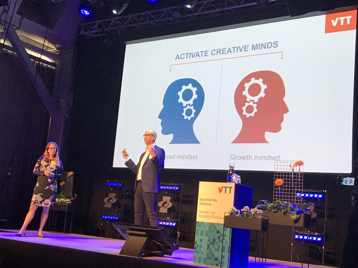 VTTFinland's tweet photo. It’s important to ask what we don’t know and what should be done differently 🚀 Disruption is something we should aim for, says Nando Malmelin #VTTGrowthLab @NandoMalmelin @valkatti https://t.co/v6ySCPnCh7