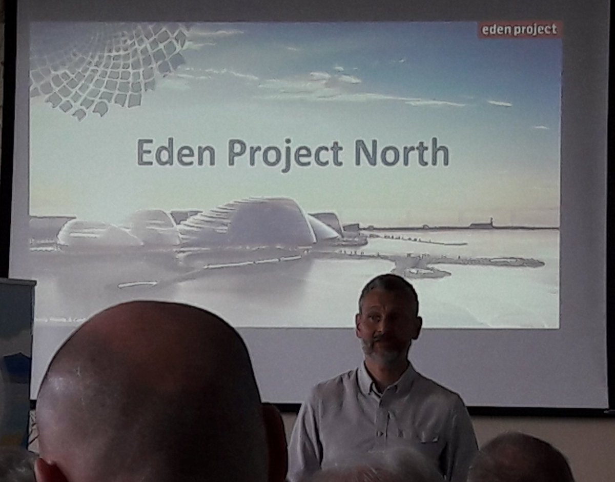 Really exciting to hear plans for the #EdenProjectNorth as part of #englishtourismweek in Morecambe. Ambitions to tread lightly on the Bay and gift the wonders of nature to visitors! Let's  celebrate our #LivingSeas for a #WilderFuture @edenproject <a href="/BayTourism/">Bay Tourism</a> <a href="/Lancswildlife/">Lancashire Wildlife Trust</a>