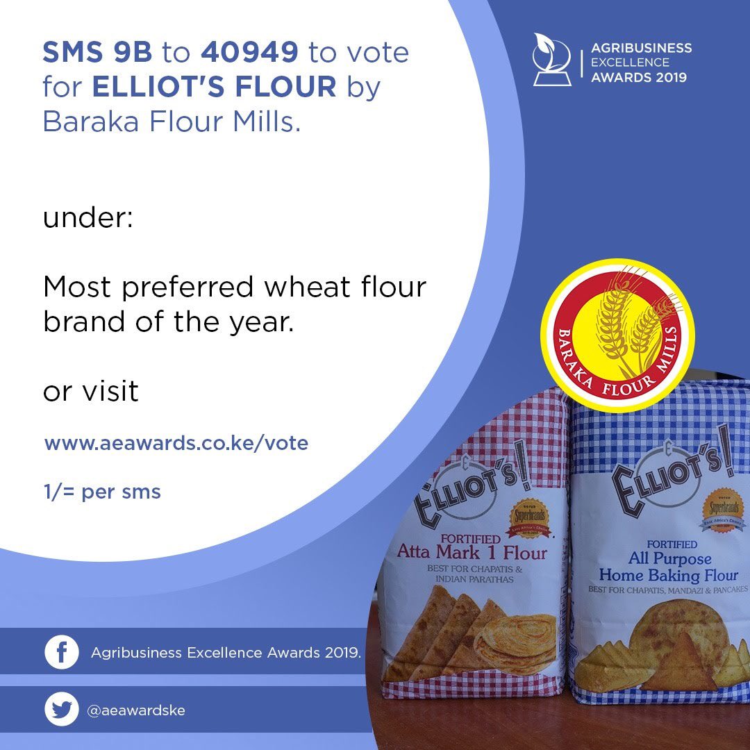 Elliots_Flour's tweet photo. To vote for Elliot’s Flour as the most preferred wheat flour brand of the year, SMS 9B to 40949 or vote at https://t.co/1yobBUJGrf  in the Cereal &amp; Related Products. #utamunielliot https://t.co/RvBXefraSZ