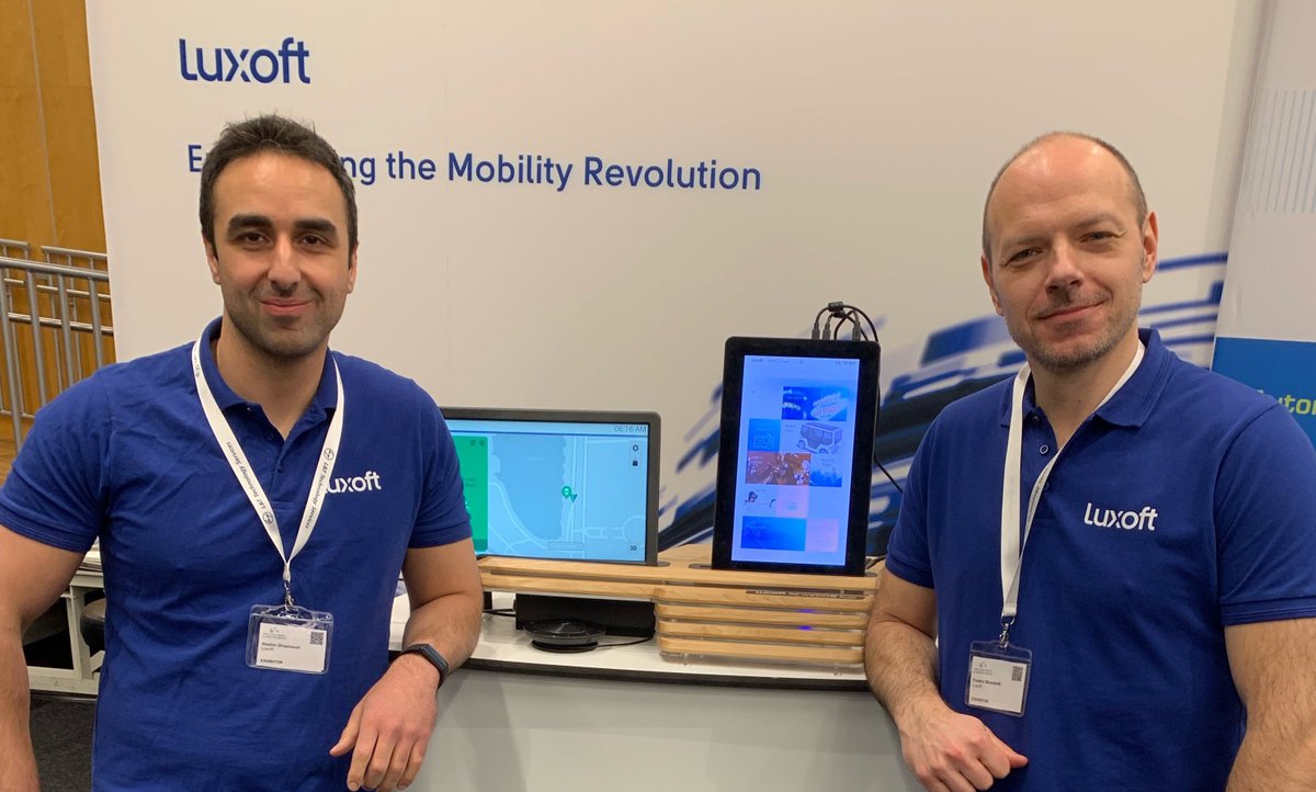 luxoft's tweet photo. Meet the team at #VECS2019 to learn more about #webosauto. We’re shifting the focus from embedded commodity components to customer experience innovation. Book a tour: https://t.co/yaHkb163Uc #mobilityservices #opensource https://t.co/kmkT0Tbjax