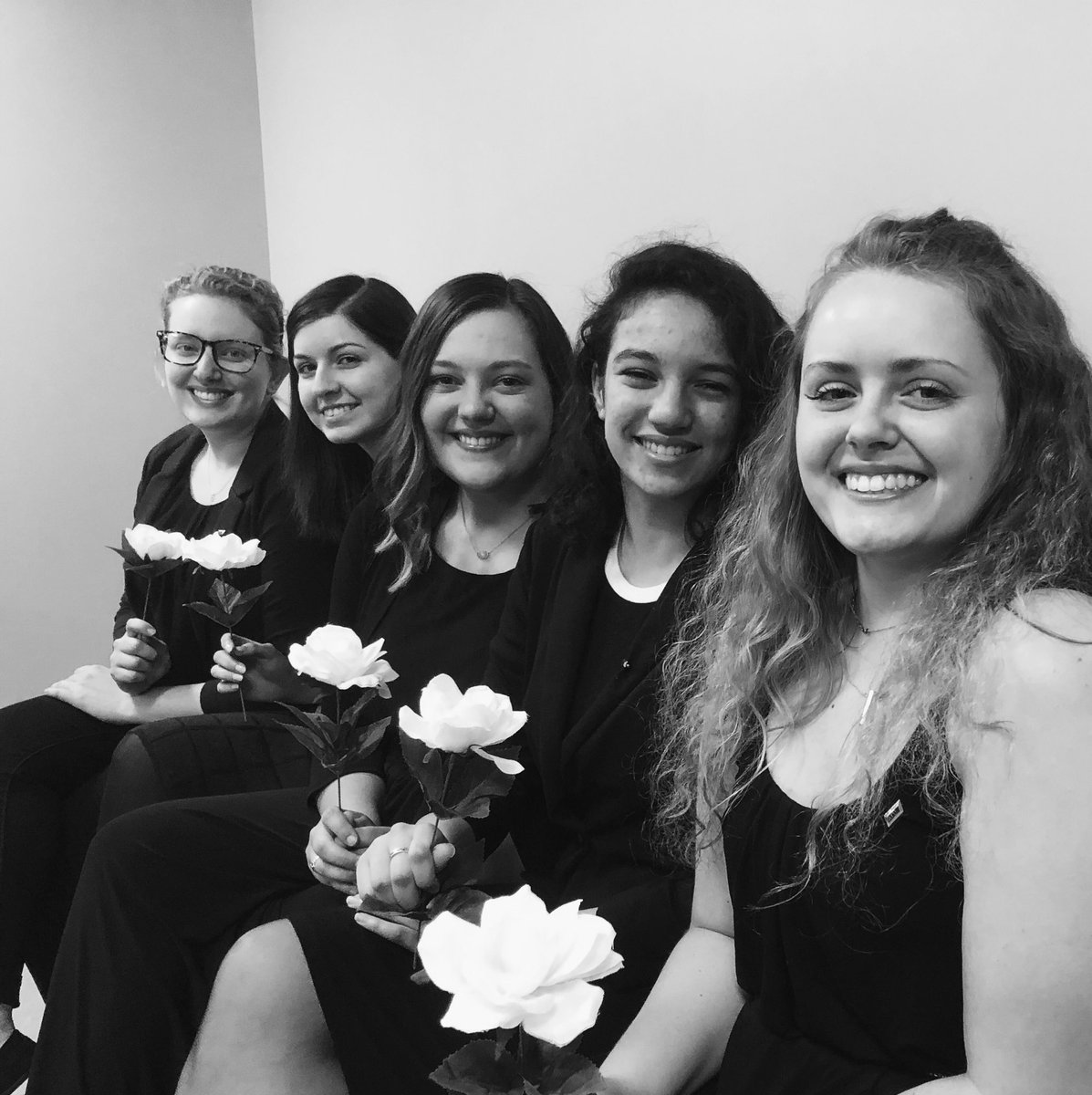 okstate_aoe's tweet photo. BIG WELCOME to the Eta class!! We are so excited for our 5 new members this semester 💙🐬 https://t.co/Cpddk4pzpX