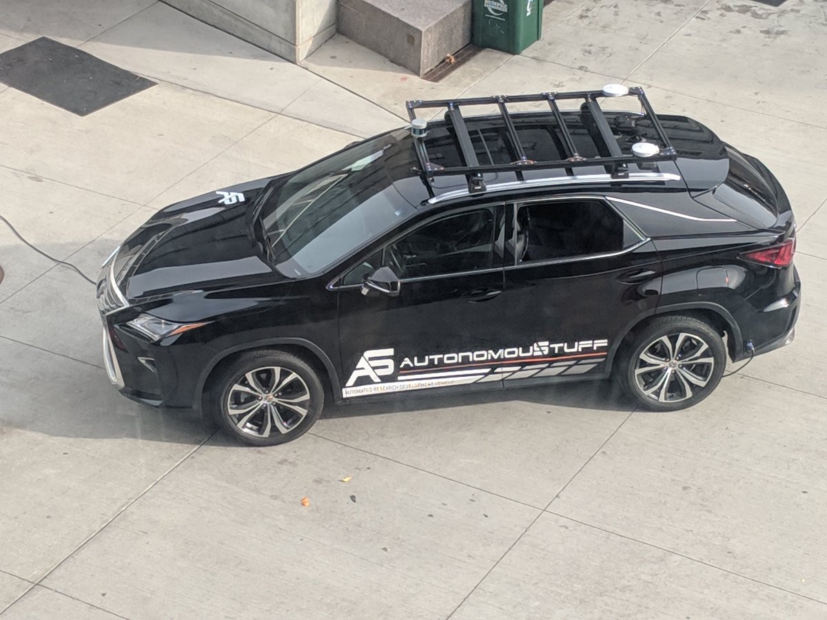 PALimbach's tweet photo. Check out the Connected Autonomous Vehicle (showcased today at Research + Innovation Week 2019) thanks to Jiaqi Ma of @UC_CEAS and his team of collaborators!
Be sure to check out all of the #ResearchWeekUC 2019 events at https://t.co/ebtpUDYSXy https://t.co/GIkBymAk8p