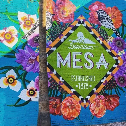 VisitMesa's tweet photo. have you visited the #DowntownMesa murals?
.
.
📷: @roseclarkbond
.
.
#visitmesa #mesacitylimitless #mesamurals #az365 #instagramaz #downtownmesa #mesamemories #exploreaz #vacation #travelaz #igsouthwest #citylimitless #springtime https://t.co/hHwxKnuzNC