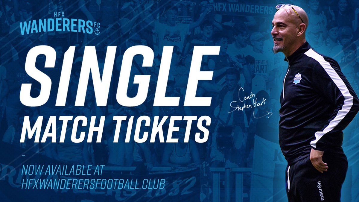 HFXWanderersFC's tweet photo. ๐ ITโS TIME ๐
๐ซ Get your match day tickets by clicking here: https://t.co/AoydhUcEaC
#MatchDayTickets #CanPL #COYW https://t.co/ckrb58NPzD