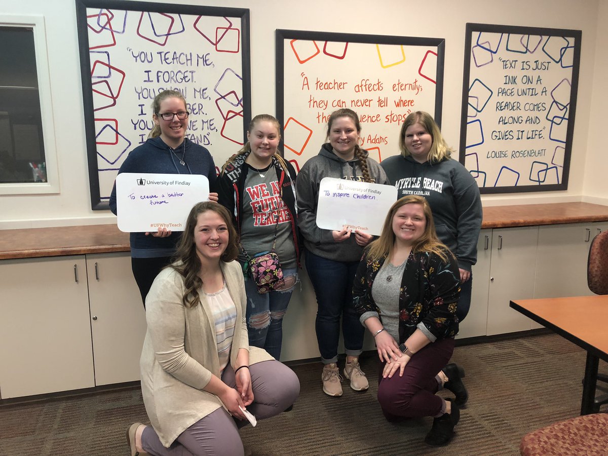 UFOSEA1's tweet photo. S/o to @WhitmerTeaching for visiting Oiler Nation this morning! We can’t wait to see you on campus next year! #UFWhyTeach @UFindlay_COE https://t.co/rbbieBd6yb
