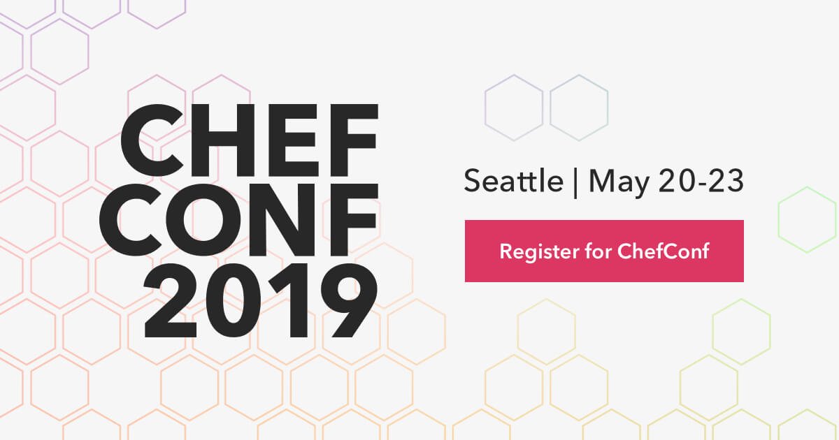 chef's tweet image. Come hear Chef CEO @barry_crist go into detail about what makes a #codedenterprise at #ChefConf2019. Register now at okt.to/K8Udqr