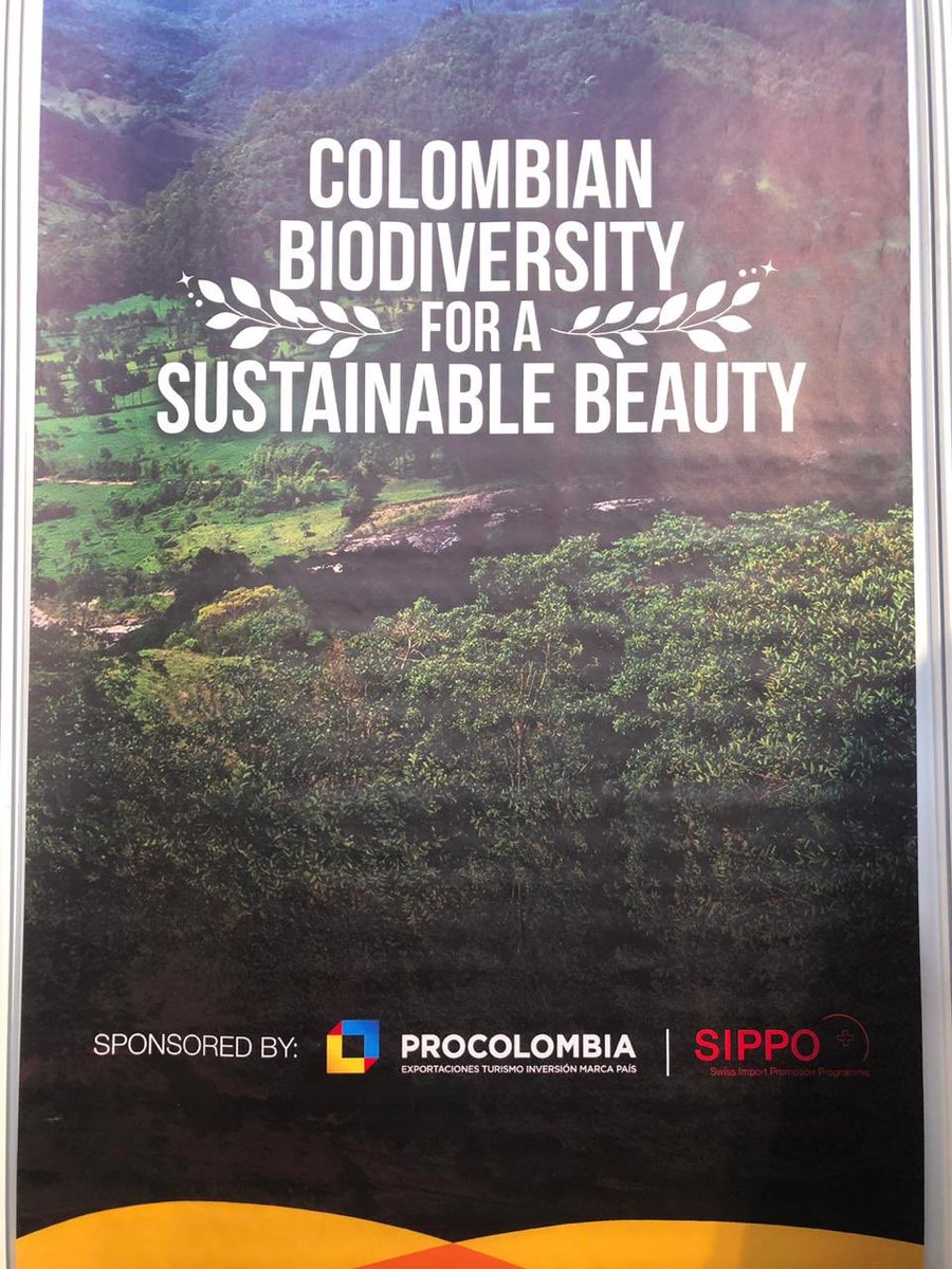 AuriPimiento's tweet photo. Iniciamos @incosmetics con la participación de 4 cías colombianas que mostrarán lo mejor de la biodiversidad en ingredientes naturales a la industria mundial de cosméticos y cuidado personal @PROCOLOMBIACO #SIPPO @Kahai_oil @GreenAndinaC #NEYBER #PROTECNICAINGENIERIA https://t.co/976MKLzUaf