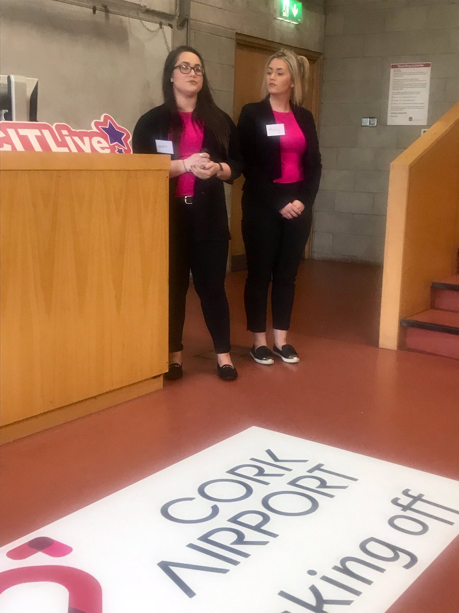 gerard_odonovan's tweet photo. Innovative marketing ideas presented tonight to @CorkAirport at #MIIStudentChallenge @CIT_ie well done 4th year #marketing class and staff who mentored them @MicheleMcManus1 @LisaFScannell @Piofenton #citlive https://t.co/grWzQEa6Lc