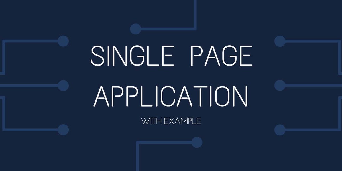 JsTopics's tweet image. Fresh off the keyboard. Another article out, today we are looking at Single Page Application Example. Hope you enjoy.

Read here =&amp;gt; buff.ly/2WzWnma

#JavaScript #SPA #FrontEnd #Angular