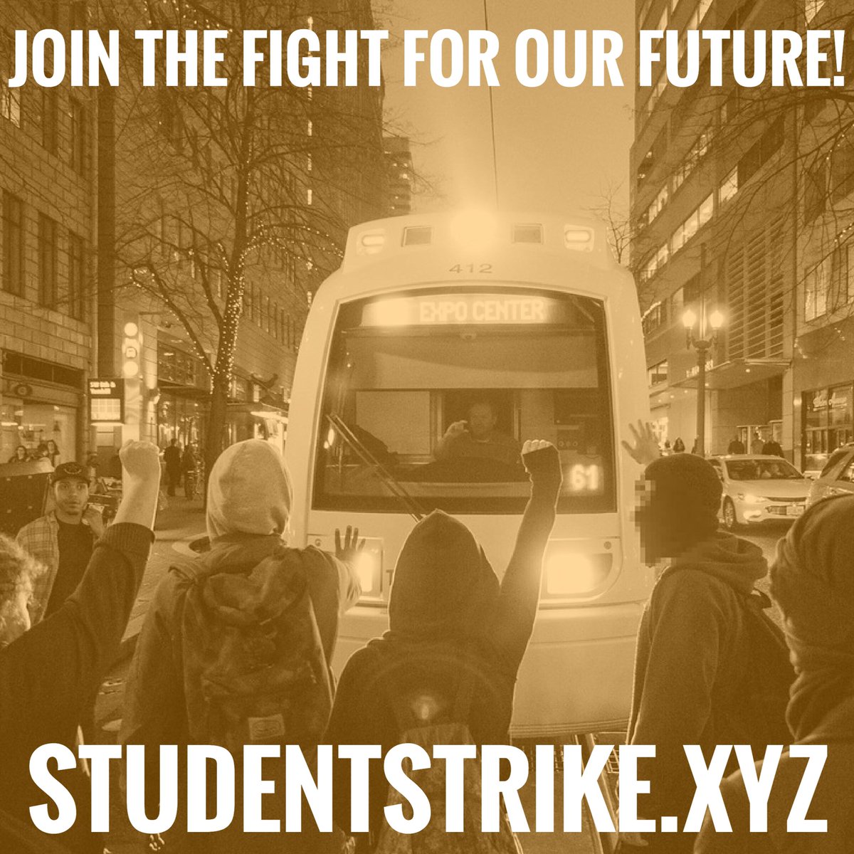Studentstrikeus's tweet image. Our website is up! Now we have a way for activists to easily platform their local #StudentStrike2019 actions, we’ll see you on the streets this May Day.
Studentstrike.xyz