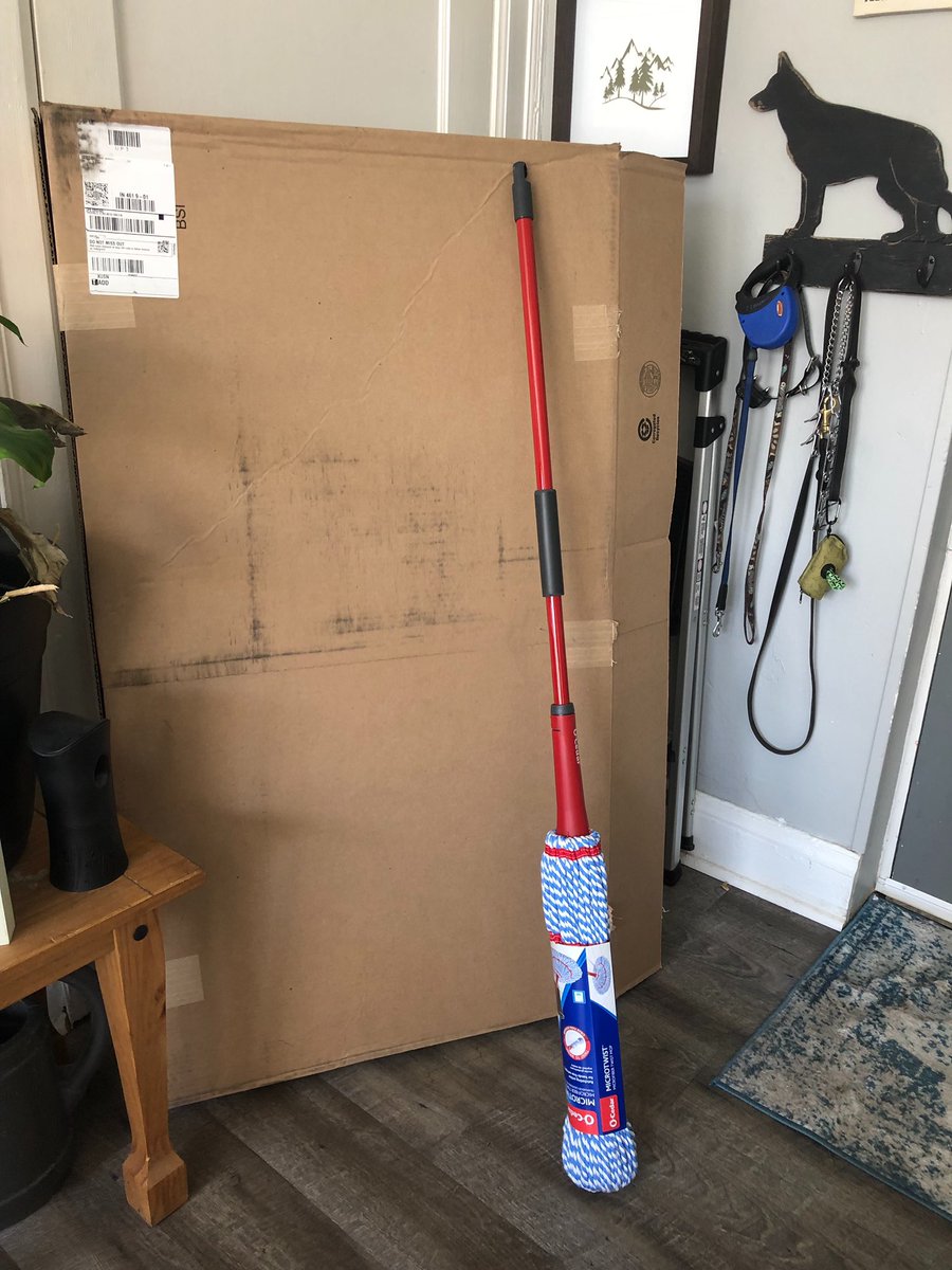 ashleyrene_yo's tweet photo. Not the package I was waiting for... but hahahahahah.
All this box for a MOP 😆 #getittogetheramazon https://t.co/YfsXqsWGfn