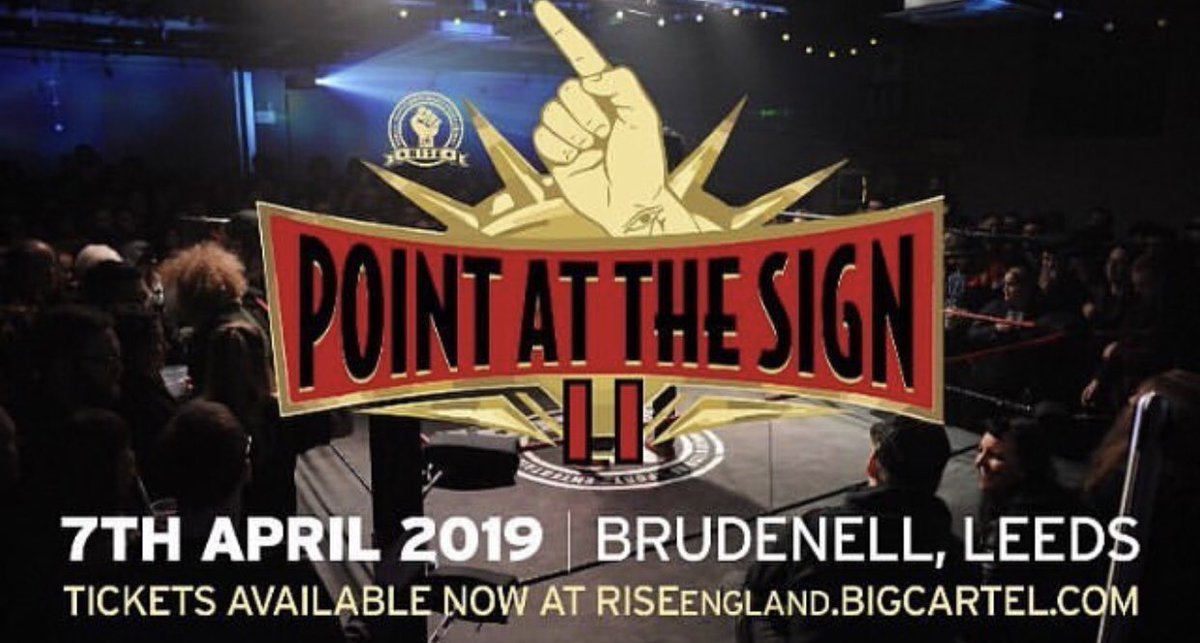 CommanderNash1's tweet photo. Bringing my case and wrestling attire this Sunday for @RISE_ENGLAND #PointAtTheSign https://t.co/iD3qwtduVD
