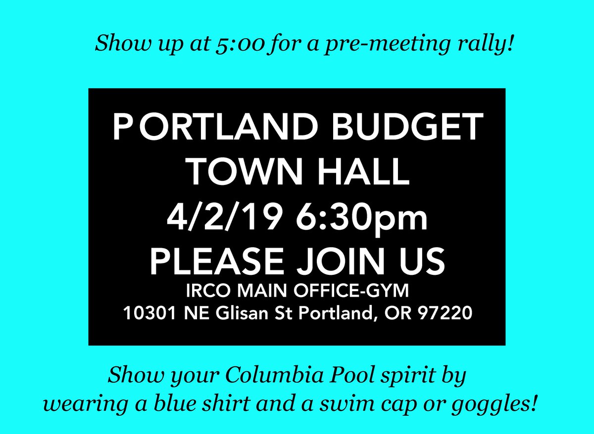 SaveColumbia's tweet photo. TONIGHT is your chance to tell the city to #SaveColumbiaPool! If you're able to show up (even for part of the meeting, or just the pre-meeting rally), your presence will make a big difference. https://t.co/jgExSBhcDj