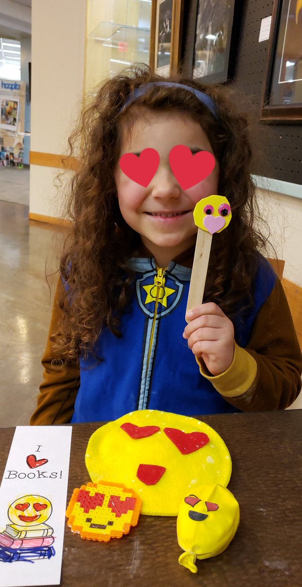 cathy_srock's tweet photo. We're feeling crafty on our #springbreak and headed to our library for Emoji Craft Time...we are also apparently obsessed with the πππ emoji!! Thanks, @OrionLibrary for the fun time!
#LOCSBreak #loveourlibrary https://t.co/ZvpSUJtChs
