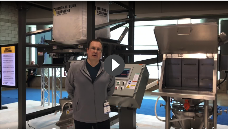 ProFoodWorld's tweet photo. .@nationalbulk introduced a single-source system for making slurries at #ProFoodTech. National Bulk Equipment’s integrated equipment line streamlines operations by mixing drying ingredients into the liquid flow. https://t.co/t7aWfrpx5W https://t.co/W7N5Zo850o