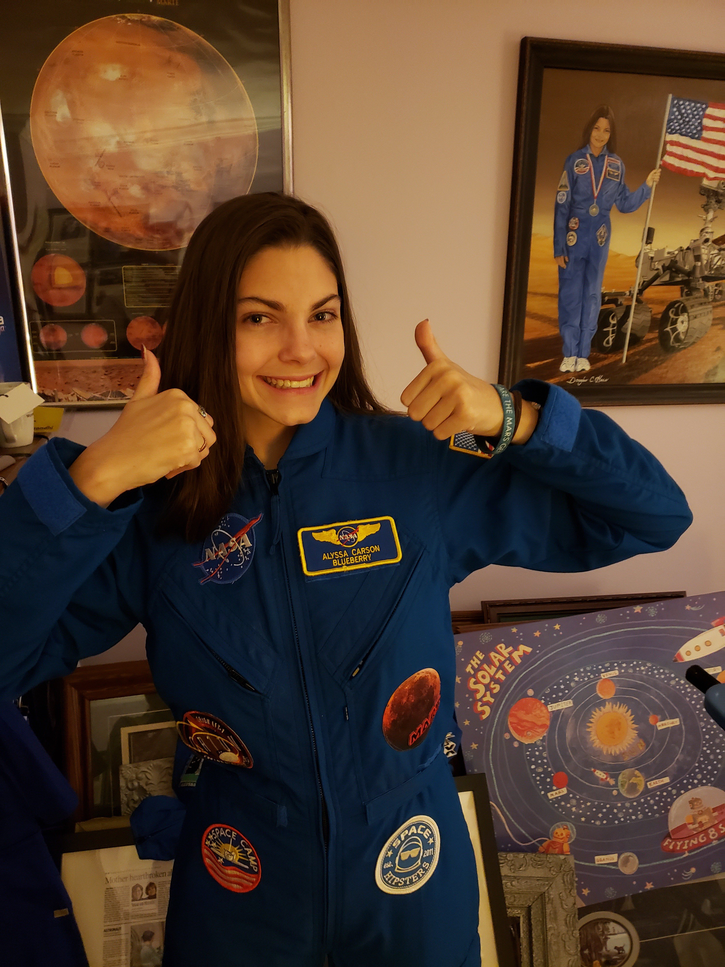 Alyssa Carson Nautaliaviajes You Know I M Gonna Miss The Earth So Much So You Have Nailed It With This Amazing Gift I Can T Wait To Make These Trips With You