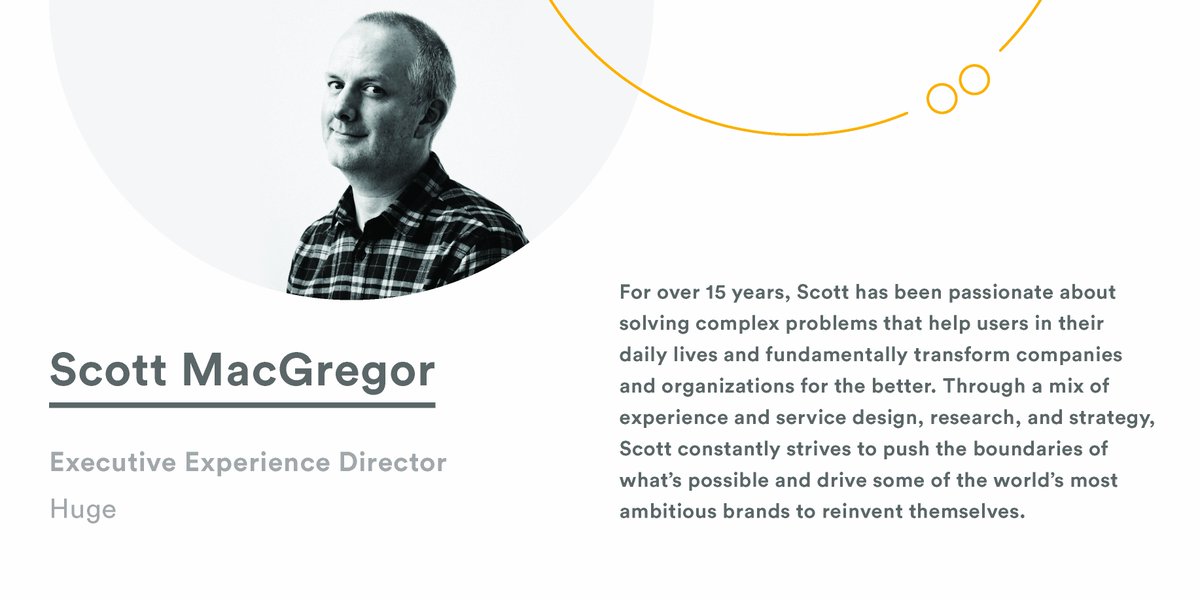 healthcarehf's tweet photo. With only one more sleep until our #HIW2019 event "Beyond Pilot-itis: Service Design to Drive Adoption", we are excited to introduce @scottymacg from @hugeinc as our newest panelist!Are you attending?Make sure to check your email for important event/venue info! #DesignForAdoption https://t.co/c5u1OxRTWI