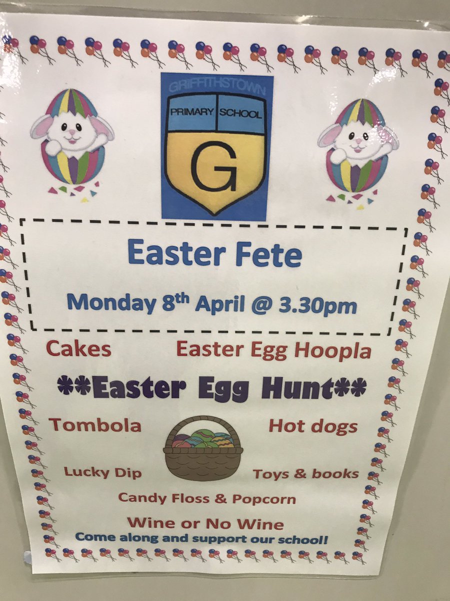 Griff_FOGS's tweet photo. Non-uniform on Friday 5th April for donations of tins or cakes @Griff_HEAD https://t.co/nUUcmNre6l