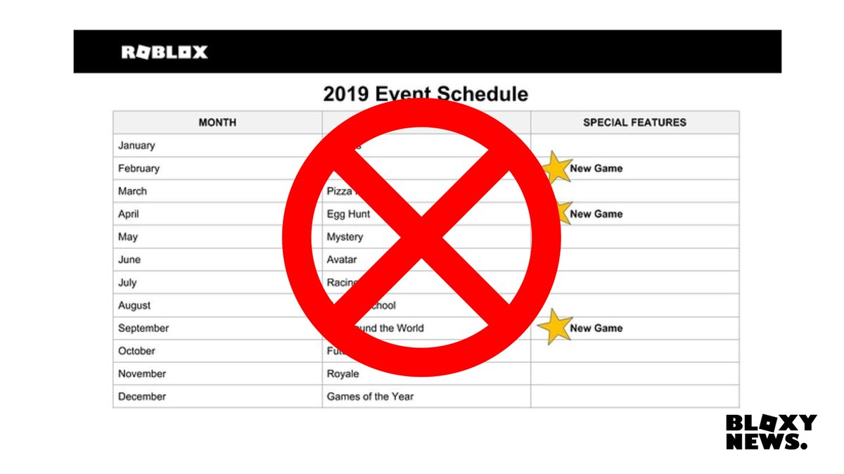 Roblox Events Coming Soon 2019