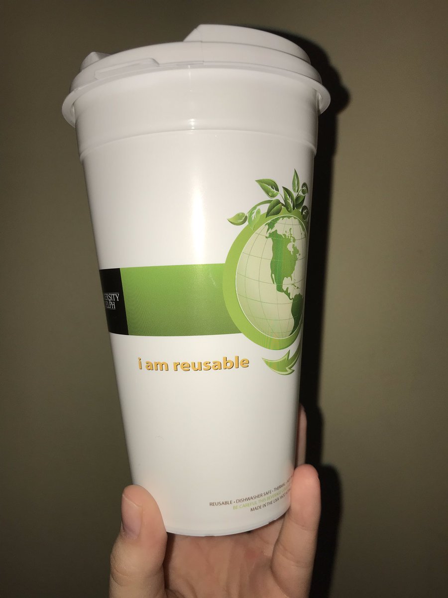 plasticfreeuog's tweet photo. Finally got my reusable cup!!!! ♻️ #plasticfreeUofG #gogreen #reuse https://t.co/VOgqHF0nU3