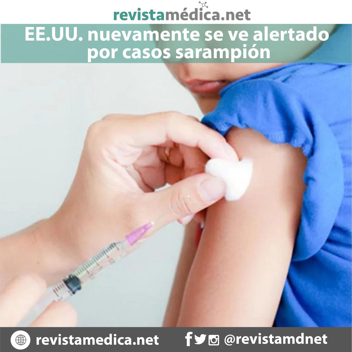 revistamdnet's tweet photo. Un total de 82 personas llevaron sarampión a EE.UU. desde otros países en el 2018.

Conozca más aquí: https://t.co/KnaHEWIAlW
.
.
.
#revistamedica #salud #medicina #vida #EEUU #sarampión https://t.co/b6EcupLGj6