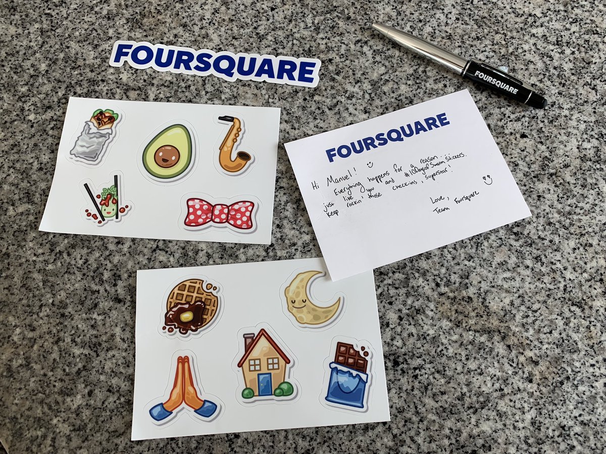 ManCuervo26's tweet photo. ยกPor fin llegรณ mi swag de @Foursquare! ๐คฉ #10DaysofSwarmStickers https://t.co/JUWuHO7Dje