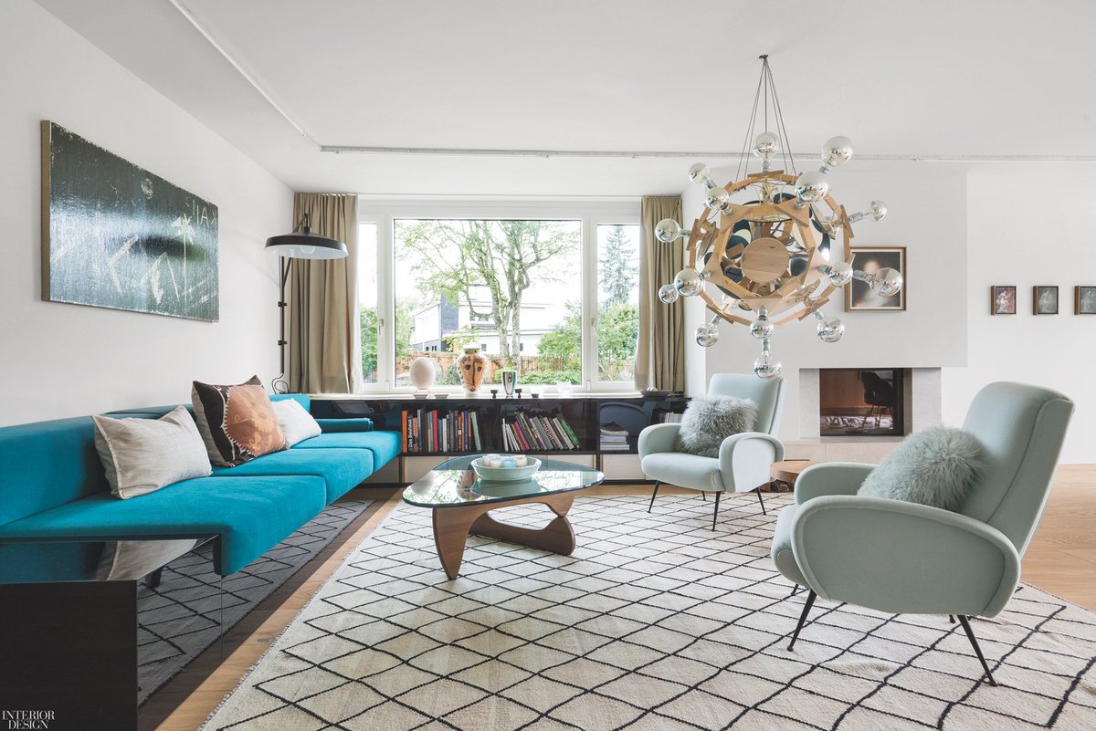 InteriorDesign's tweet image. Brazilian-inspired Modernism finds an unlikely new home at a Swiss villa: bit.ly/2FRYThX