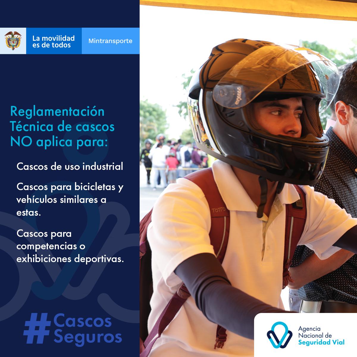 Conozca en qué casos NO APLICA la Reglamentación Técnica para #CascosSeguros. ¡Ojo, no coma cuento!