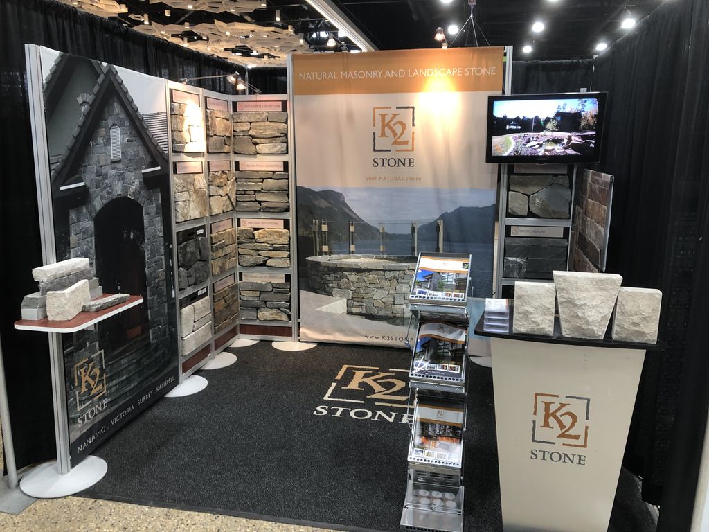 Tysonk2stone's tweet photo. All set up for the Winnipeg Home Show!  Come by and say hello Manitobans - I have some passes for entry to the show... #k2stone https://t.co/lhTiM6P2Pa