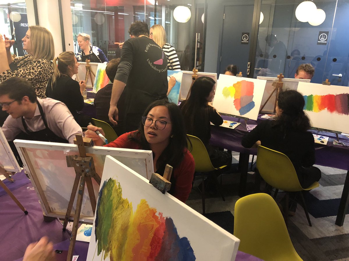 WendyFleet1's tweet photo. Who would have thought #mcguk  @mercer painting talent @fayehodgson79 @SineadClark1 @lifeatmercer https://t.co/R0UnUl1yKT