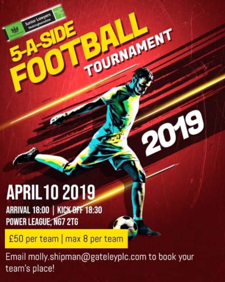 Fancy yourself as the next Lionel Messi or Lucy Bronze? Sign up for our football tournament which is taking place on 10 April #NJLD #Football
