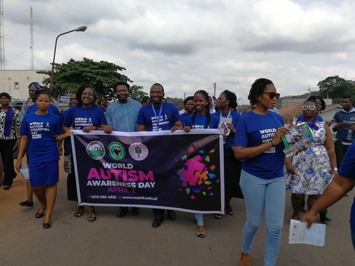 uchibadan_'s tweet photo. The Hospital's Centre for #Child and #adolescent health in collaboration with the Department of Child Psychiatry and the department of psychiatry kicks off World Autism Awareness day in grand style https://t.co/pmcFnlsAIp