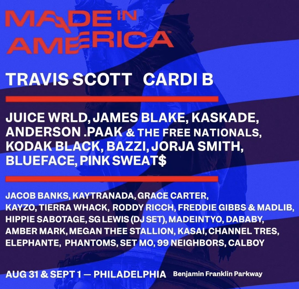 BreaSimone's tweet photo. Thoughts on the MIA line up for this year? https://t.co/nkrneQ6qRB