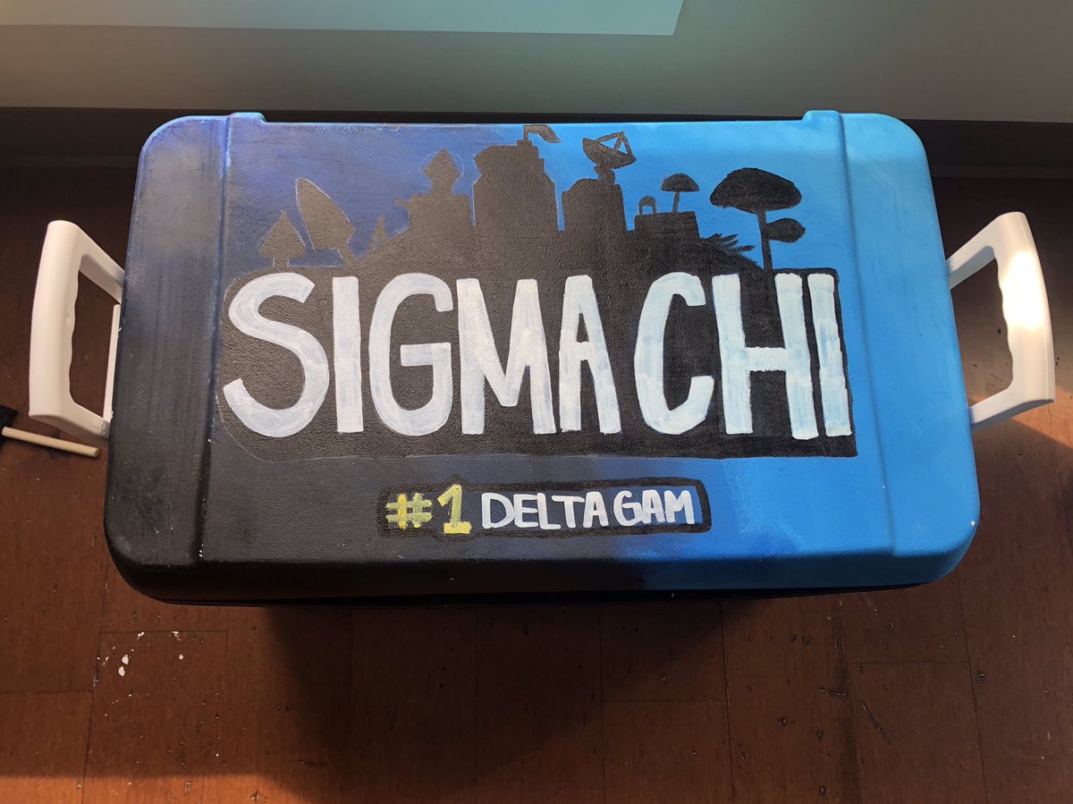 DeltaGamma_bgsu's tweet photo. Derby Day’s is in full swing 😍 
RT to help us earn more points for @DerbyDaysBGSU 🙌🏼⭐️ We had a blast painting this cooler! https://t.co/sgWTv6MKEr