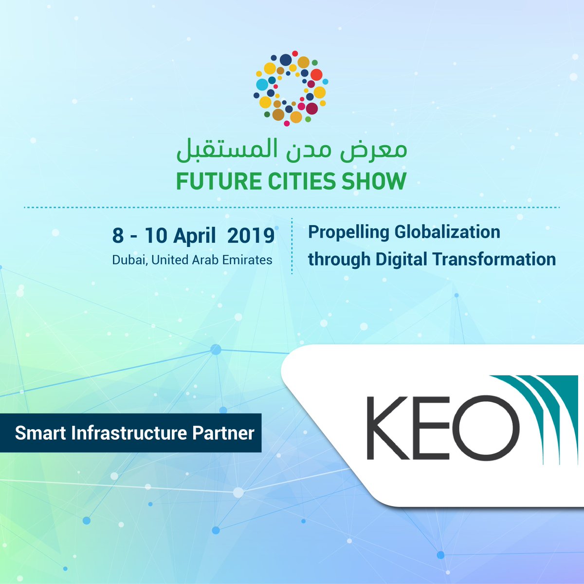 FCS_Show's tweet photo. @KEOIC is a creative enterprise, where innovation is a way of life. They are leaders in Planning, Design, Engineering &amp; Project Management Solutions. We are glad to welcome them on board at #FCS2019.

Join us on 8-10 April.
Register now- https://t.co/MsUPN4lXrv

#SmartCity #Dubai https://t.co/RCzLw7xf3G