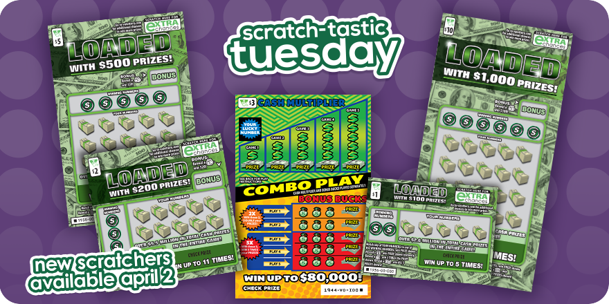 VirginiaLottery's tweet photo. Happy #ScratchtasticTuesday! 😁🎉 You know the drill. Want to win a Scratcher prize pack? Head to our Facebook page to enter for the chance to win! https://t.co/MUF7cAEqCK https://t.co/sHKdFLBFUp