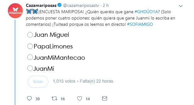 ricardo_reihe's tweet photo. @mallarow @cazamariposastv @mallarow, acabo de sacar la encuesta oficial, no te preocupes. Esta es la buena 🤭🍋 @juanmioficial_ https://t.co/iK9raVKI1n