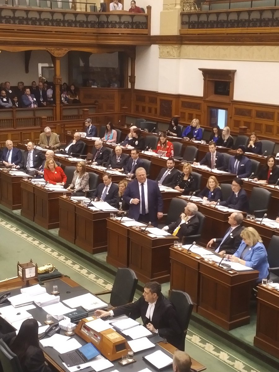 robertbenzie's tweet photo. Premier Doug Ford stands by his decision to scrap "Yours to Discover" from Ontario licence plates. "People want change," he says. #onpoli https://t.co/MHhR7MgKpB
