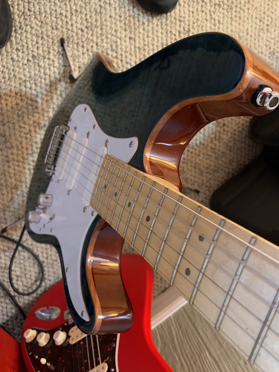 johnnymcclung's tweet image. .@NekoGuitars I am now a proud owner of one of your custom strats! This thing is fast and cuts through the mix... #stratocaster #fender #lacesensor