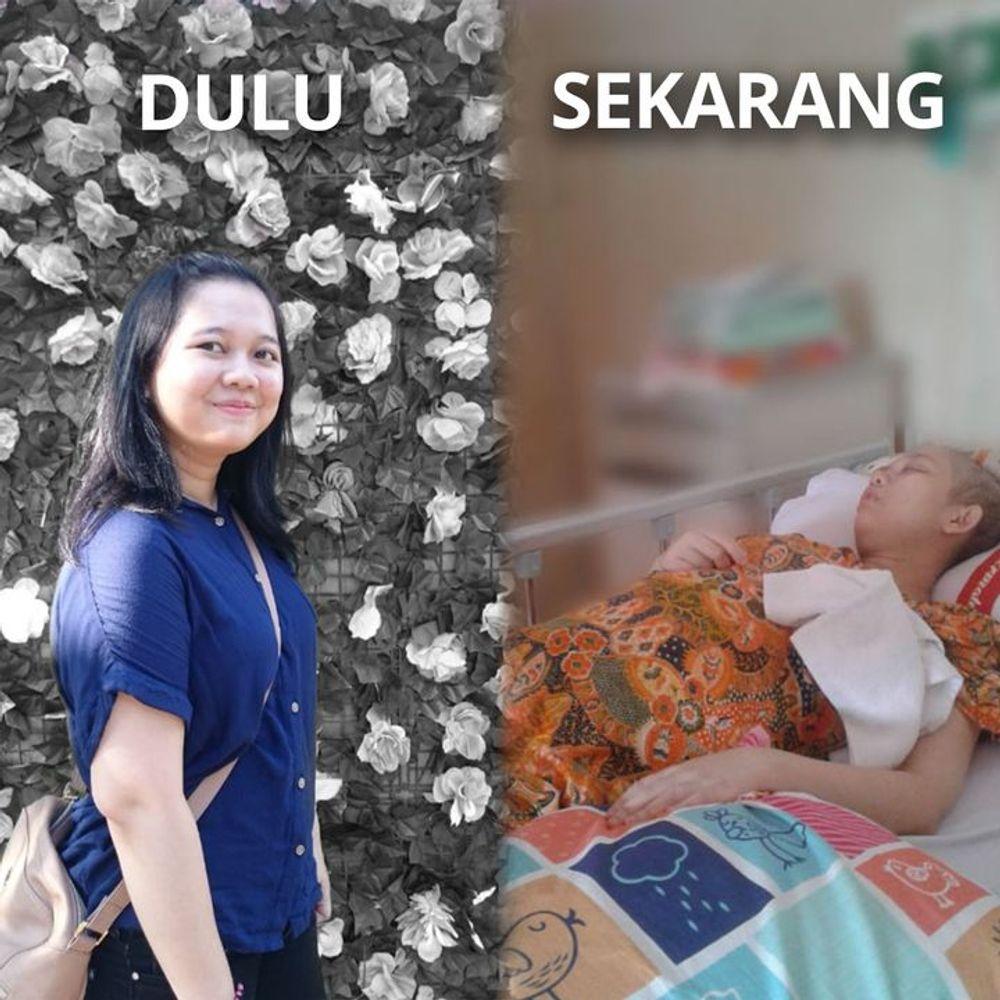 _hantuhan's tweet photo. Gaes, tolong bantuannya buat Retweet ini. Namanya Megarini, teman kelasku.

Disaat teman-teman sebayanya sibuk menyelesaikan skripsi, Megarini (21th) atau Merin harus terbaring di rumah sakit melawan tumor ganas langka yang menyerang uterusnya (Endometrial Stromal Sarcoma). https://t.co/nFCZQ9uXzb