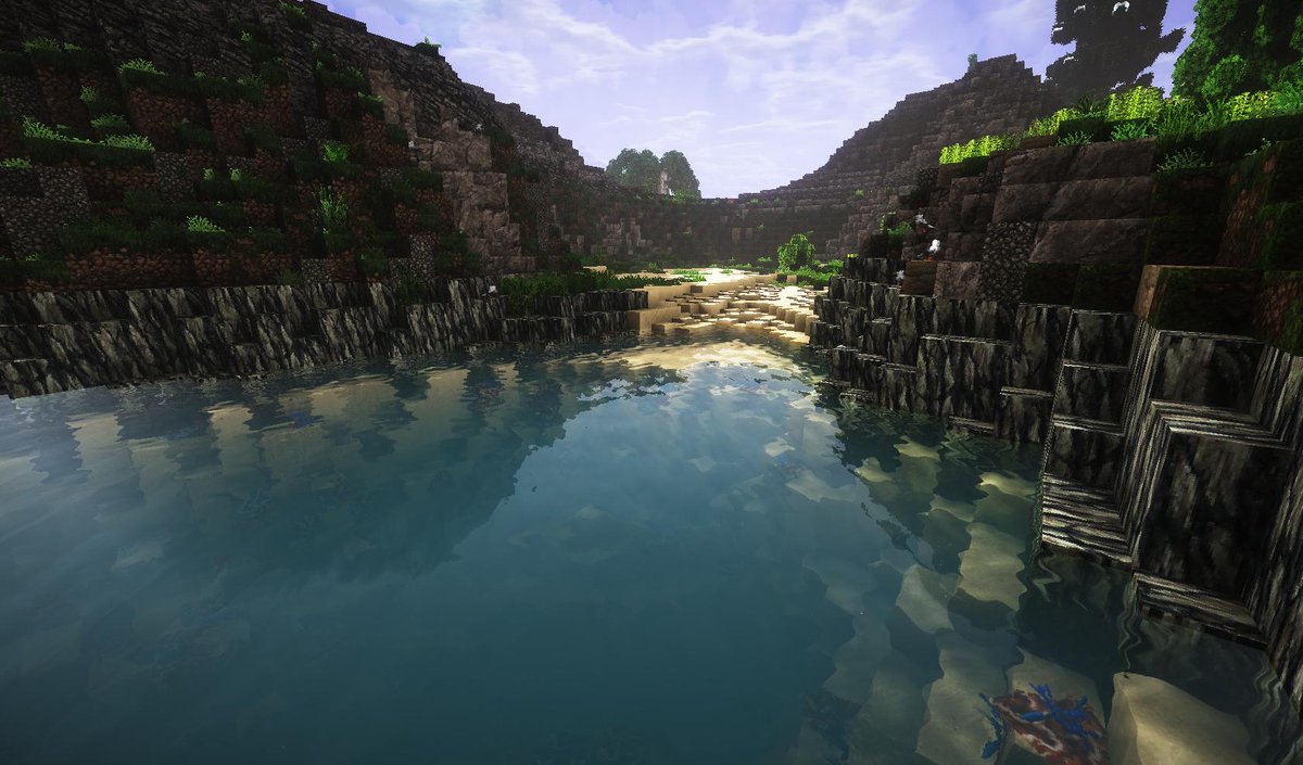Triliton's tweet image. Old Vs new @Minecraft @Glsl #Myshaders #WeAreConquest @ConReforged #Minecraftroleplay