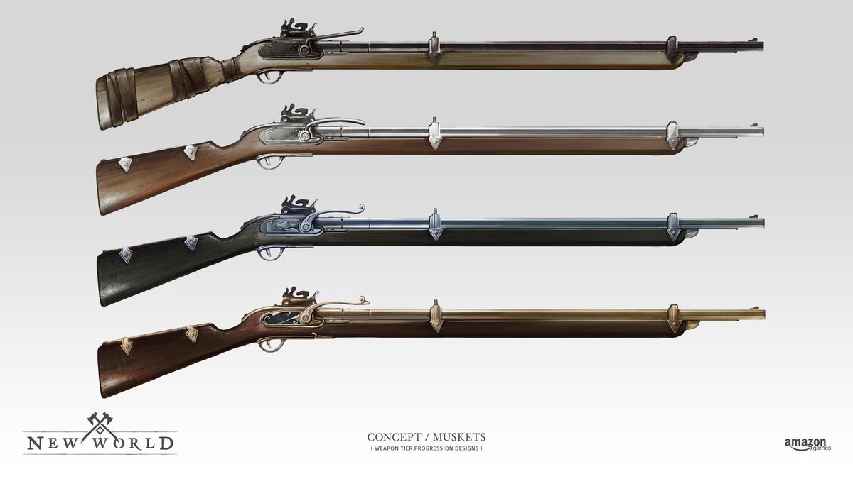New World on Twitter: "If you're looking for a true marksmanship  experience, consider the musket. The musket is a highly accurate ranged  weapon, perfect for those looking to defend their forts from