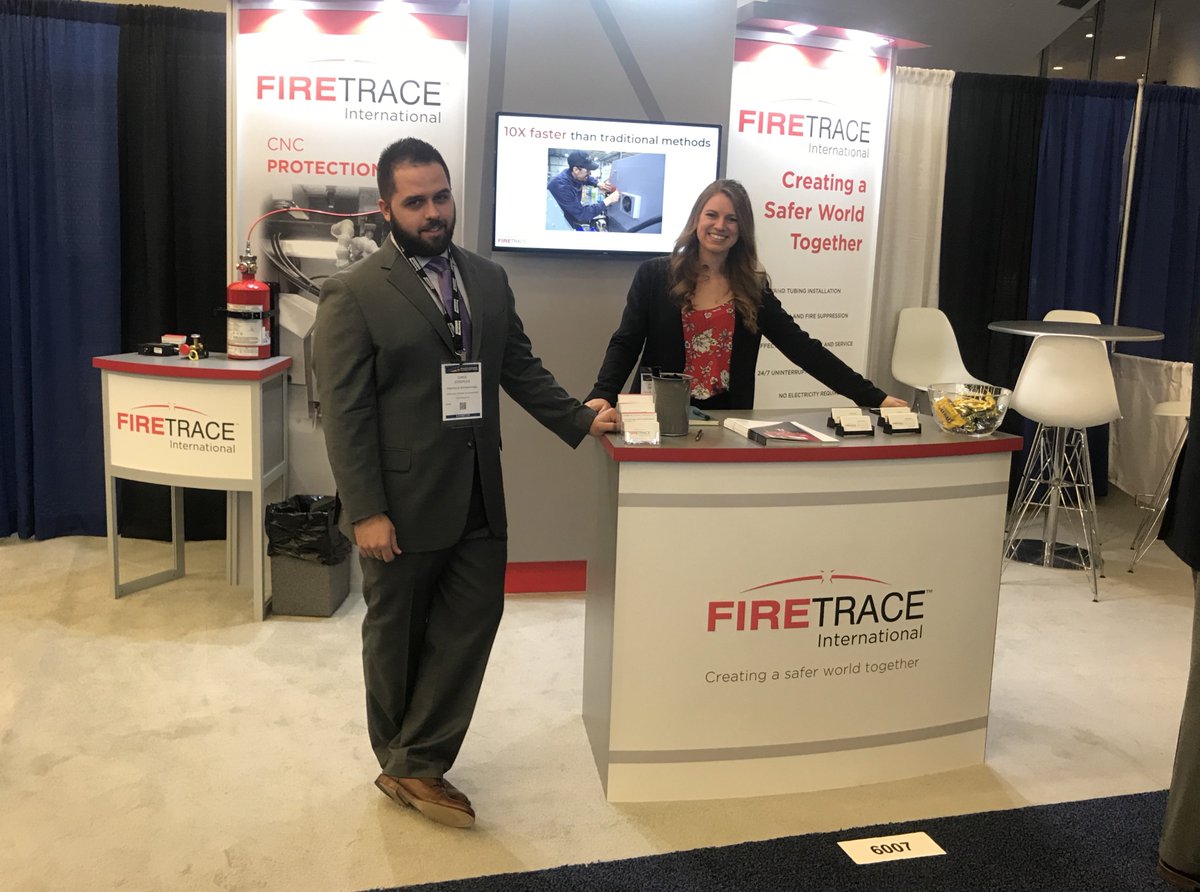 Firetrace's tweet photo. #PMTS2019 starts today! Stop by our booth 6007 to find the best fire suppression system for your CNC machines. https://t.co/jDUhnWfC5m https://t.co/yYHh65AKa2
